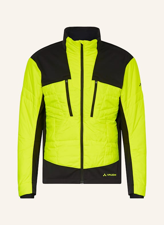VAUDE Cyklistická bunda MINAKI IV ČERNÁ/ NEONOVĚ ŽLUTÁ