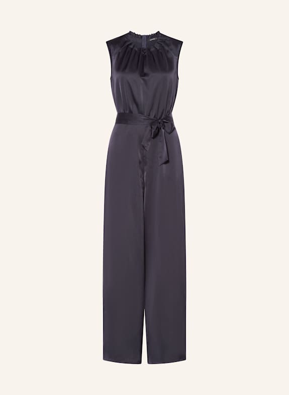 comma Satin jumpsuit DARK BLUE
