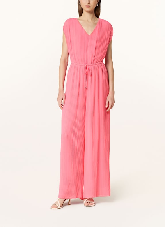 comma Jumpsuit with pleats PINK