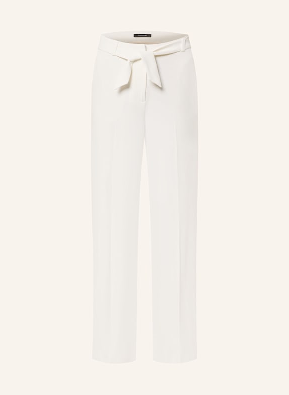 comma Wide leg trousers WHITE