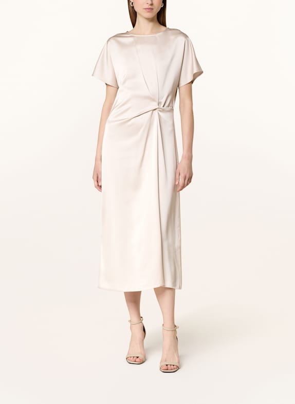 comma Satinkleid CREME