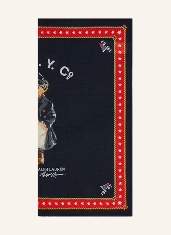 POLO RALPH LAUREN Tuch DUNKELBLAU / ROT