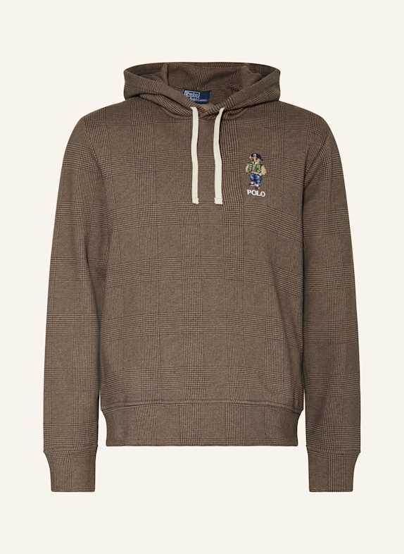 palm angels side stripe knit marine polo shirt item Hoodie BRAUN/ DUNKELBRAUN