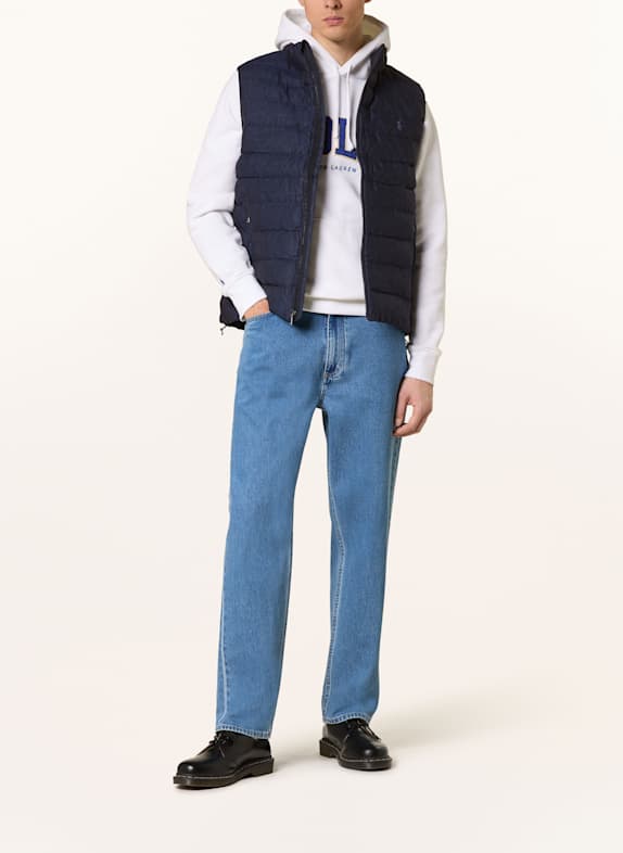 POLO RALPH LAUREN Kamizelka pikowana z lnu GRANATOWY