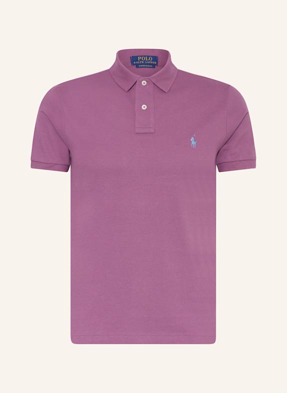 POLO RALPH LAUREN Koszulka polo z piki custom slim fit  LILA