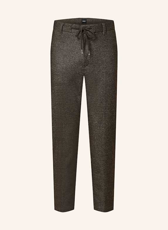 BOSS Chino KANE im Jogging-Stil Regular Tapered Fit SCHWARZ/ BEIGE