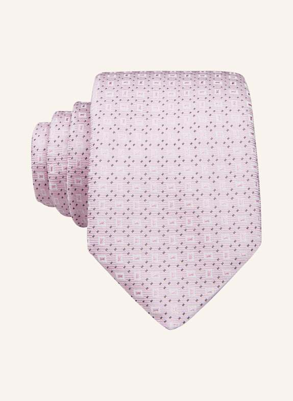 BOSS Krawat H-TIE JASNOFIOLETOWY