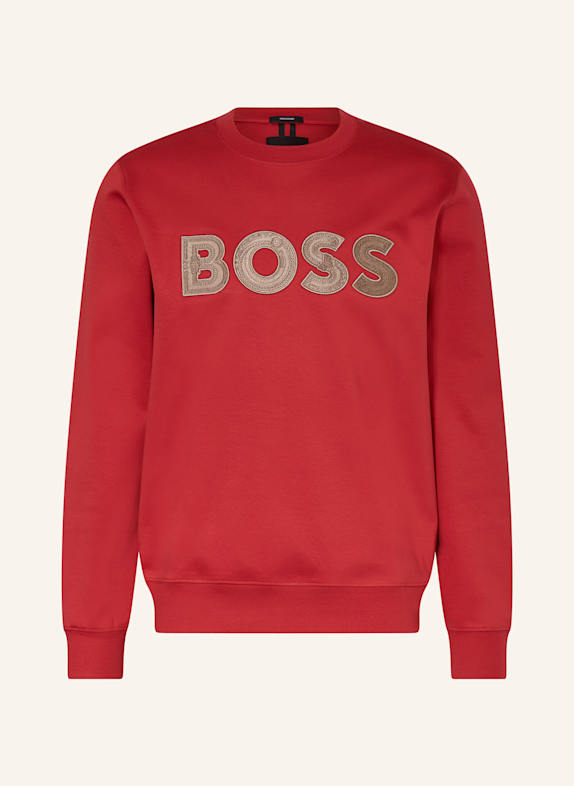 BOSS Sweatshirt SHARPE ROT/ BRAUN