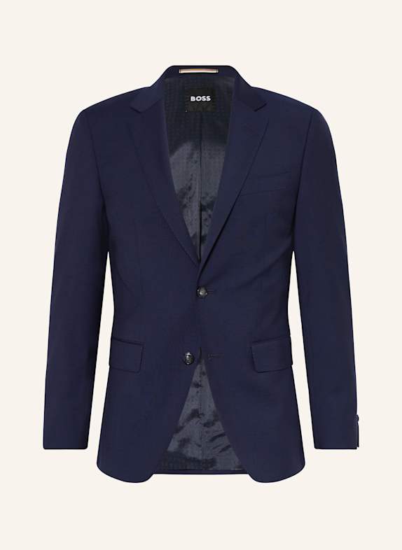 BOSS Anzugsakko H-HUGE Slim Fit 463 OPEN BLUE