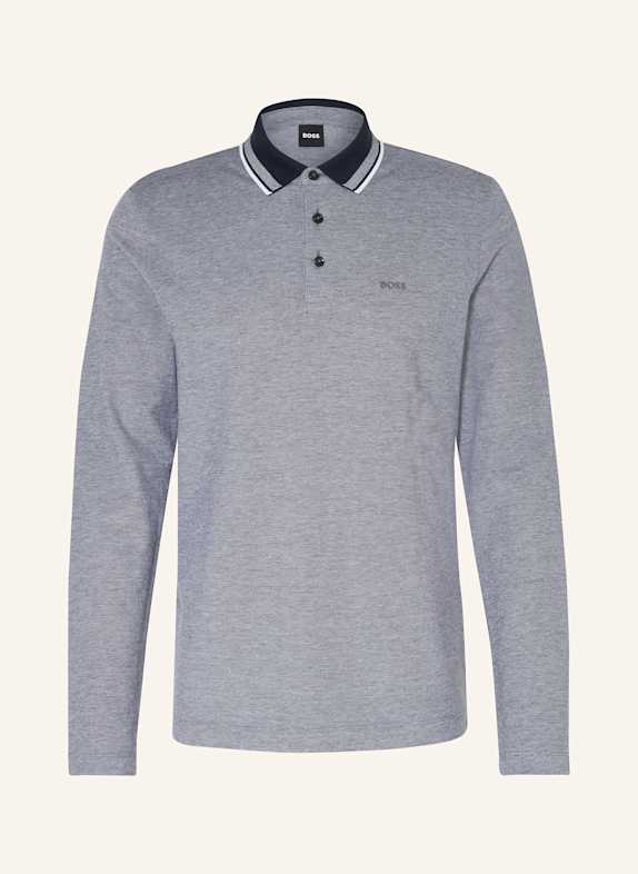 BOSS Strick-Poloshirt PITTMAN DUNKELBLAU