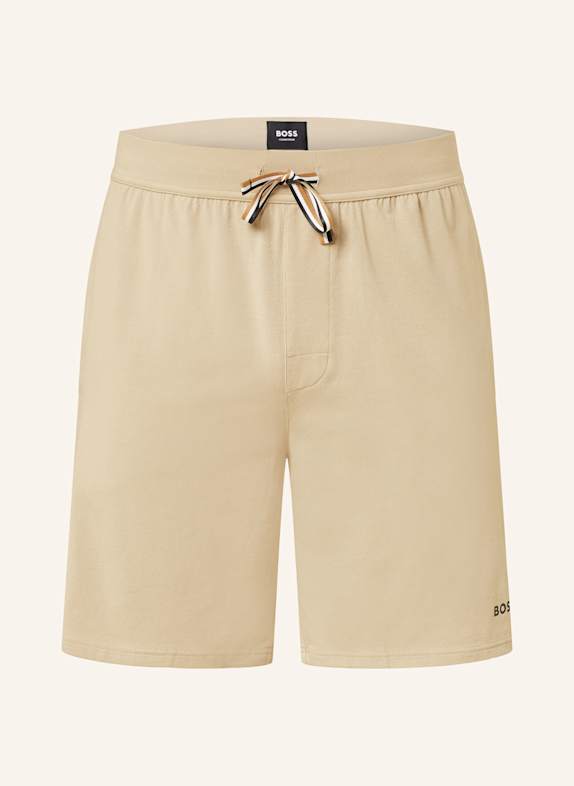 BOSS Schlafshorts UNIQUE BEIGE