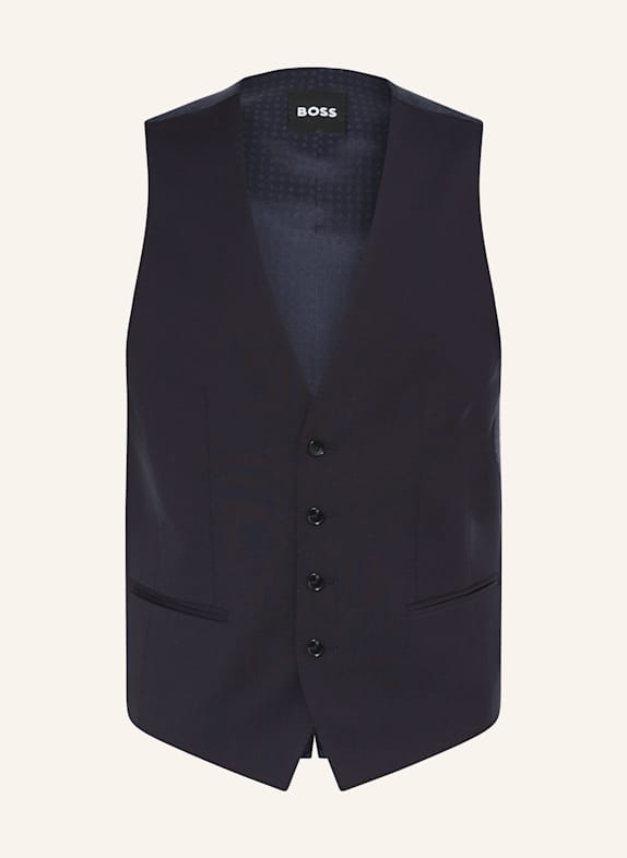 BOSS Anzugweste HUGE Slim Fit DUNKELBLAU