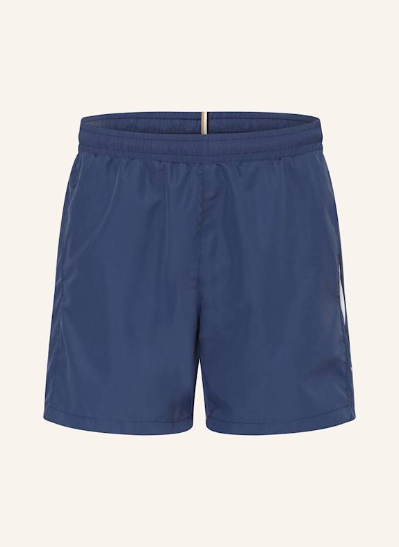 BOSS Badeshorts DOLPHIN BLAU/ WEISS
