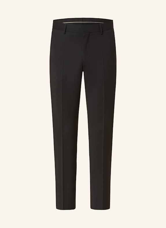 BOSS H-GENIUS slim fit suit trousers BLACK