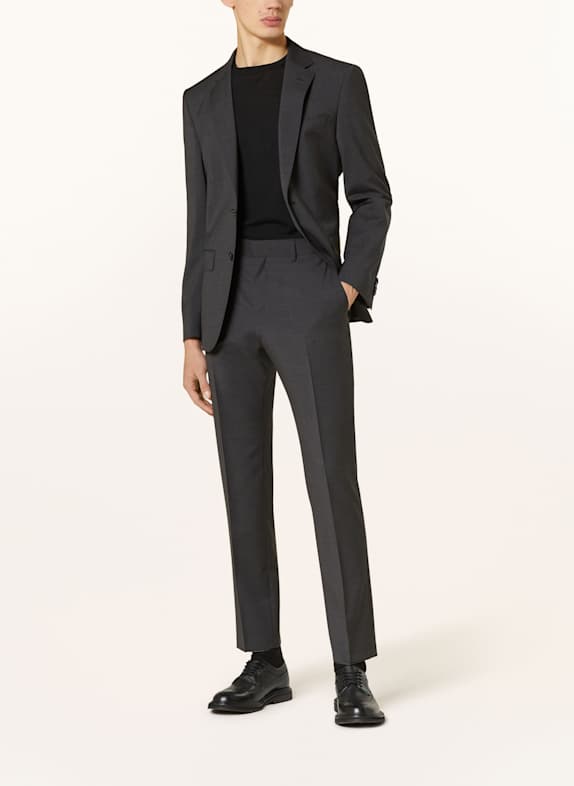 BOSS Anzughose H-GENIUS Slim Fit 021 DARK GREY
