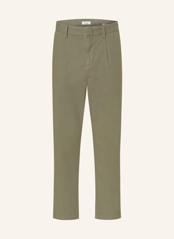 PAUL Chino mit Leinen KHAKI