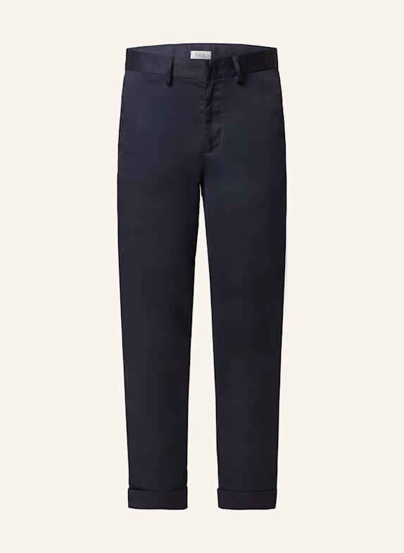 PAUL Chinosy tapered fit GRANATOWY