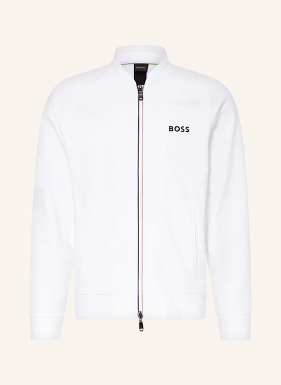 BOSS Sweatjacke SAMOO MB WEISS