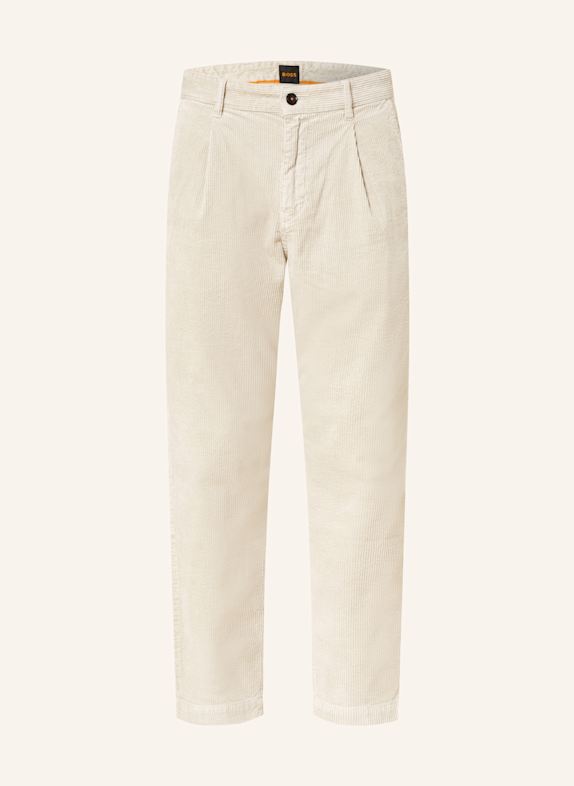 BOSS Cordchino SHYNE Slim Fit mit verkürzter Beinlänge CREME