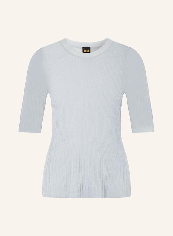 BOSS Strickshirt FENNINA HELLBLAU