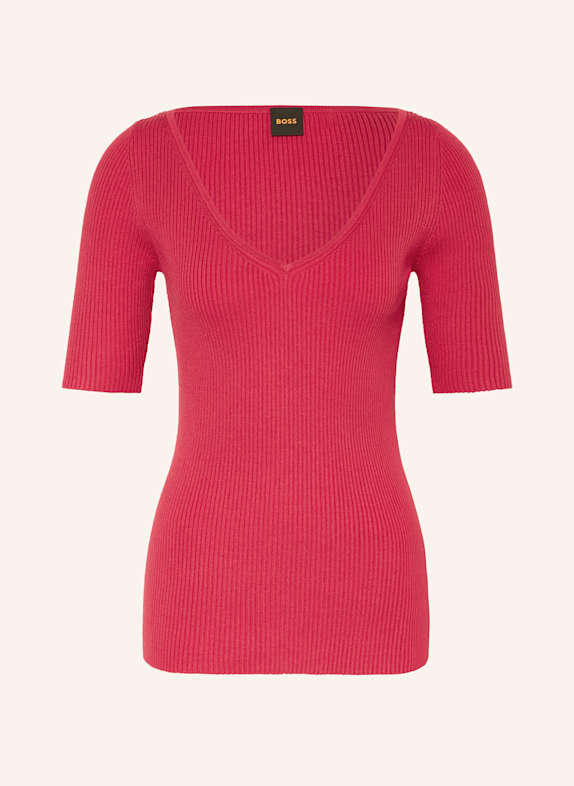 BOSS Strickshirt FARADISCO PINK