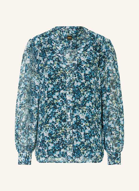 BOSS Blouse BIMETA BLUE/ GREEN/ DARK BLUE