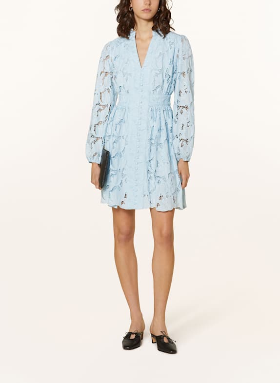 MRS & HUGS Spitzenkleid HELLBLAU
