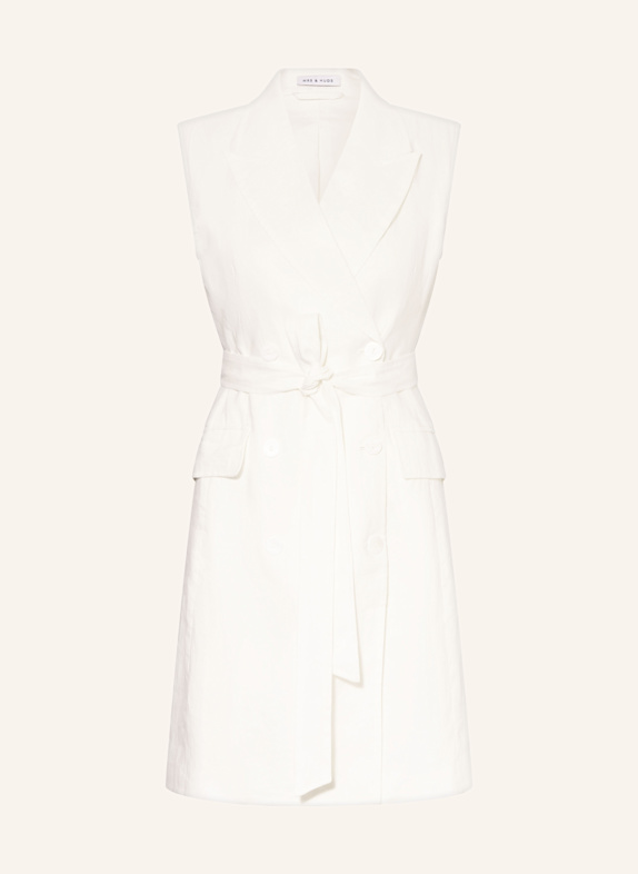 MRS & HUGS Blazerkleid WEISS
