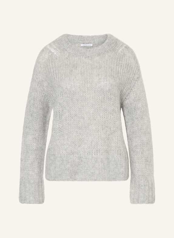 MRS & HUGS Pullover mit Alpaka HELLGRAU
