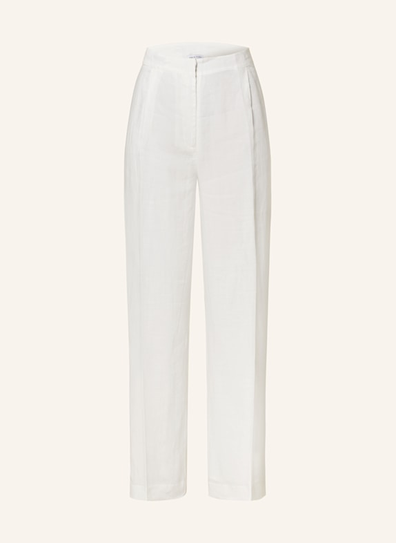 MRS & HUGS Wide leg trousers WHITE