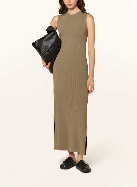 MRS & HUGS Strickkleid KHAKI