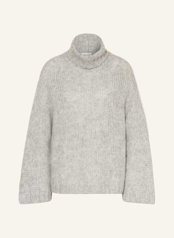 MRS & HUGS Rollkragenpullover mit Alpaka GRAU