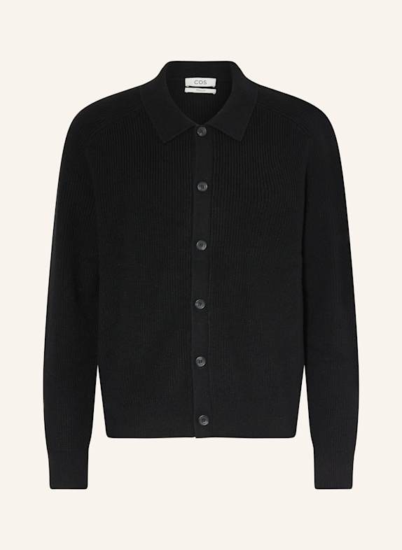 COS Strickjacke SCHWARZ