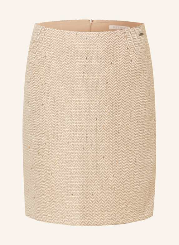 BETTY&CO Rock mit Pailletten CAMEL/ CREME/ GOLD