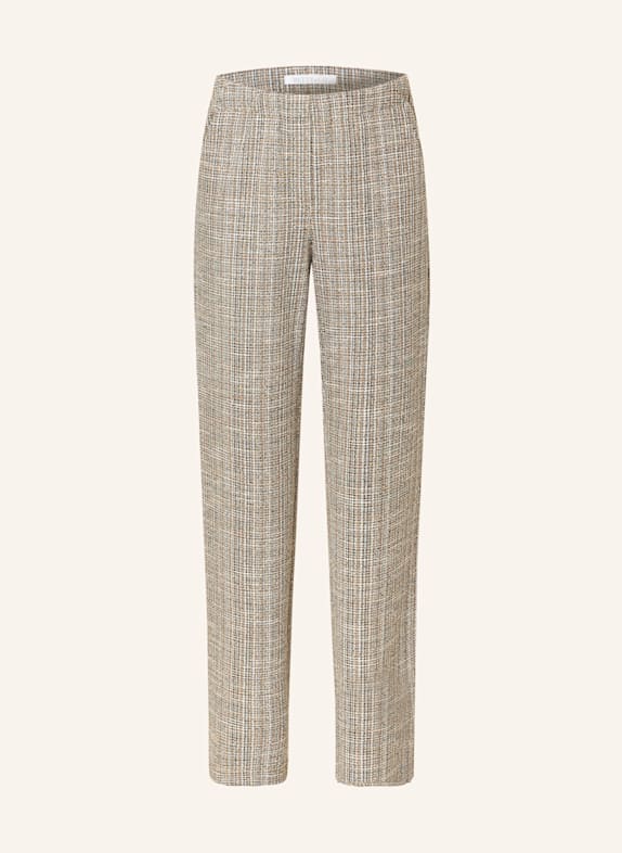 BETTY&CO Tweed-Hose mit Glitzergarn CAMEL/ CREME/ SCHWARZ
