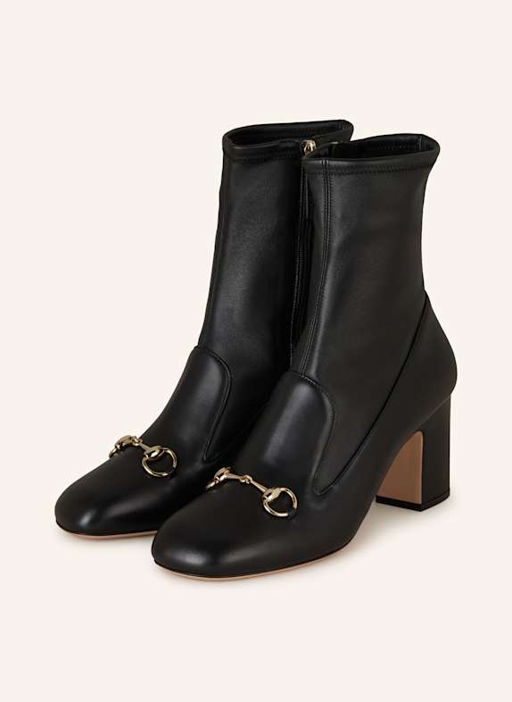 GUCCI Stiefeletten SCHWARZ