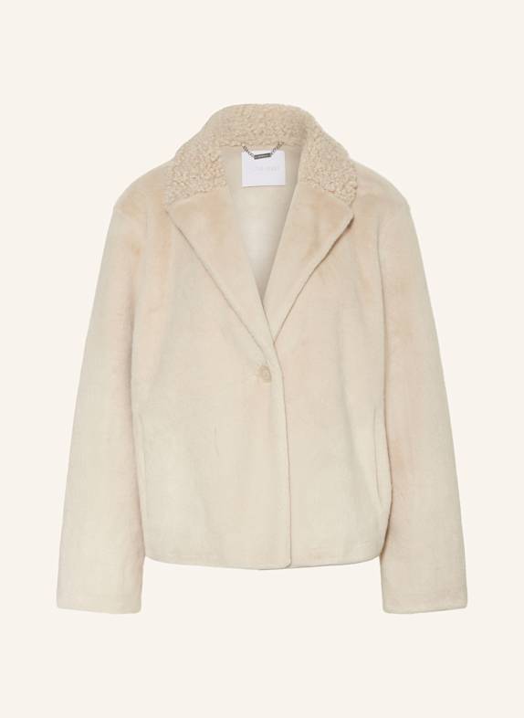 Rich & Royal Kunstfell-Jacke CREME