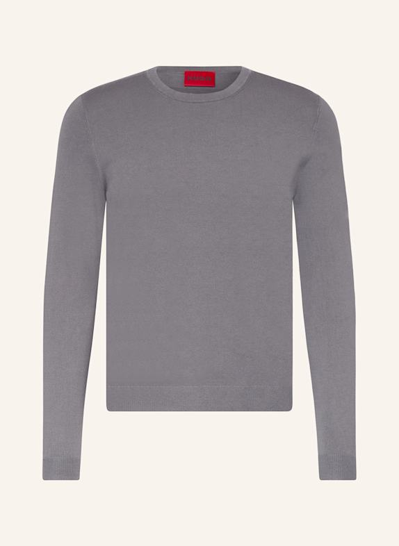 HUGO Pullover SAN CODY GRAU