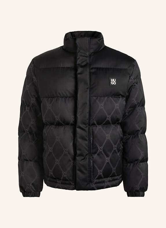 HUGO Quilted jacket BALTO BLACK