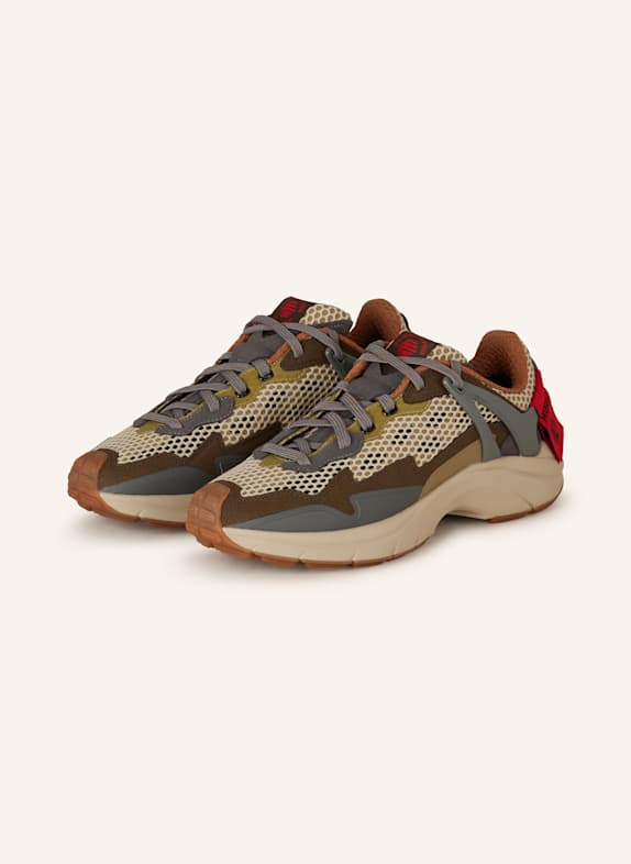 HUGO Sneaker GO2 CREME/ OLIV/ KHAKI