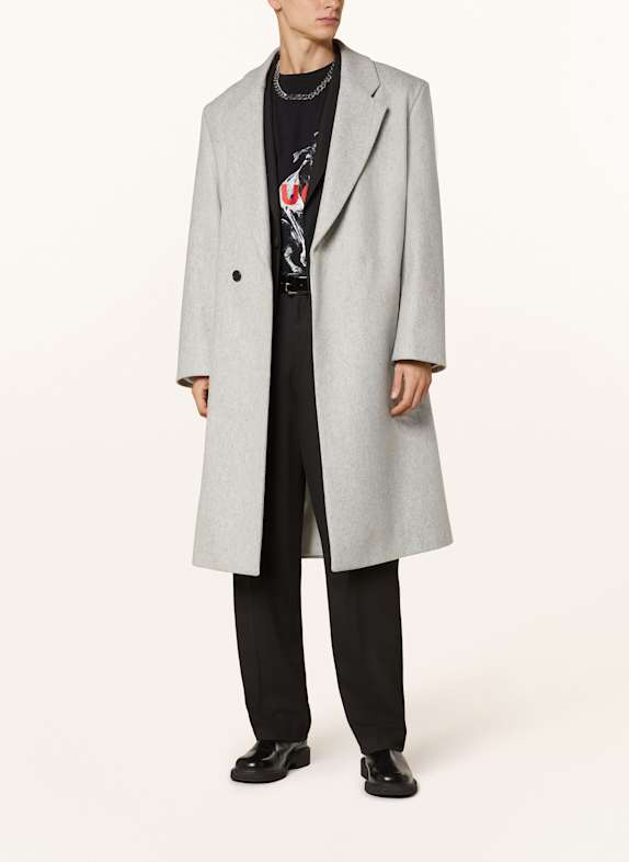 HUGO Wollmantel MAYKO HELLGRAU