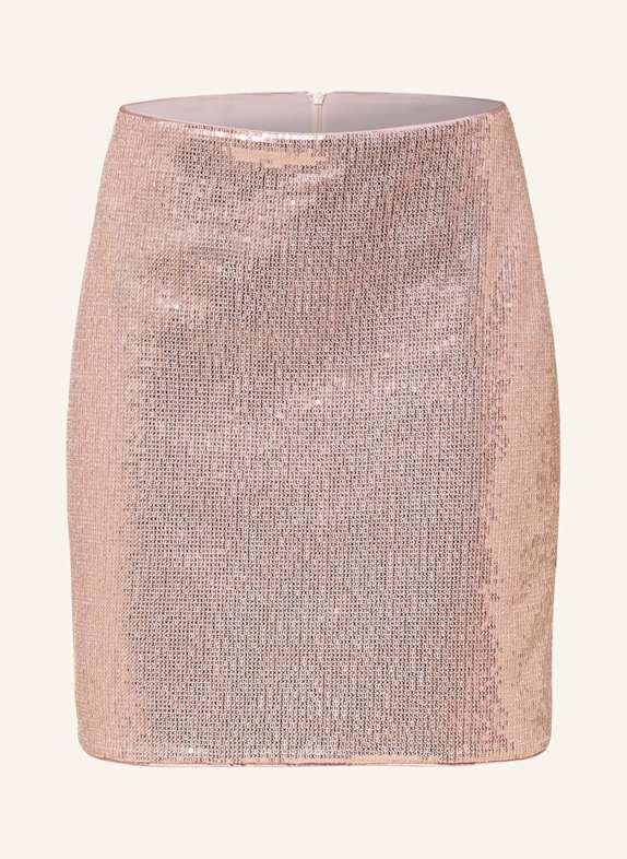 HUGO Spódnica RATANU-1 z cekinami BLADORÓŻOWY