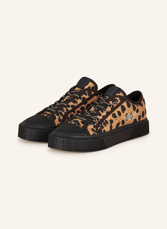 MARC JACOBS Sneaker THE SNEAKER SCHWARZ/ CAMEL