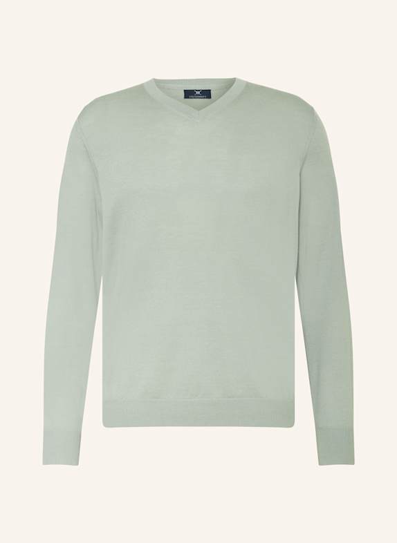 STROKESMAN'S Pullover HELLGRÜN