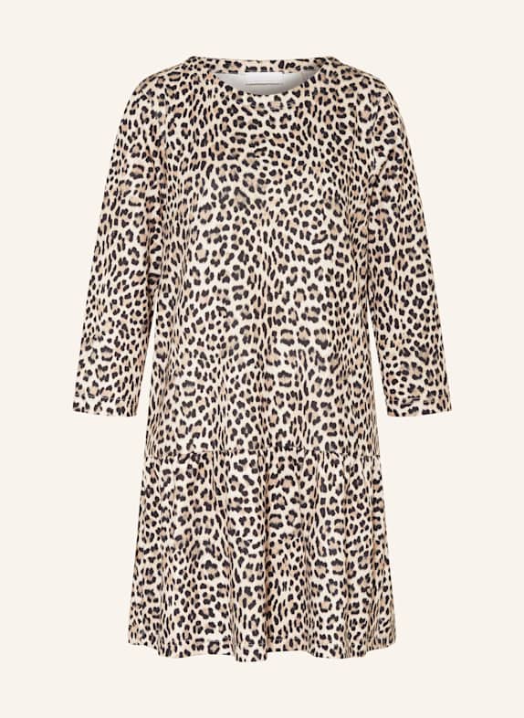rich&royal Kleid mit 3/4-Arm HELLBRAUN/ SCHWARZ