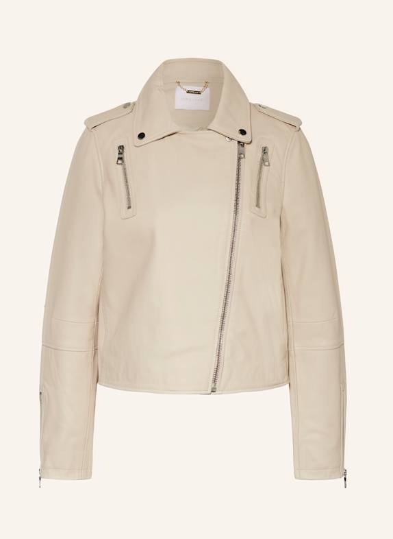 Rich & Royal Lederjacke CREME