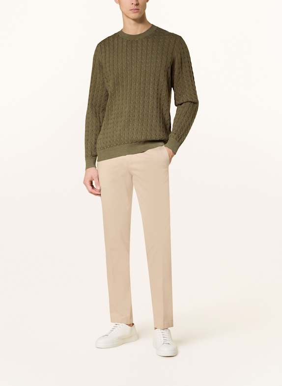 STROKESMAN'S Pullover OLIV