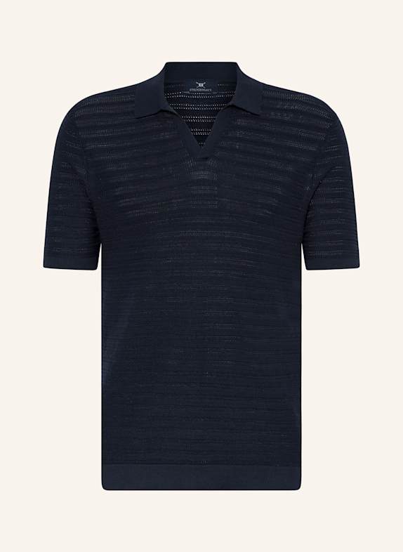 STROKESMAN'S Koszulka polo z dzianiny GRANATOWY