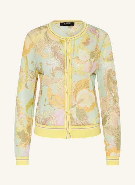 MARC CAIN Strickjacke 423 soft limeade