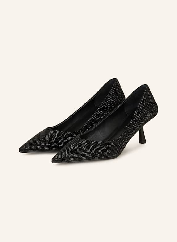 MARC CAIN Pumps mit Schmucksteinen SCHWARZ